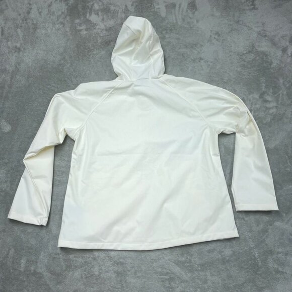 32 degrees Womens Full-Zip White Hooded Jacket Polyester Blend L d0168 - Picture 6 of 7
